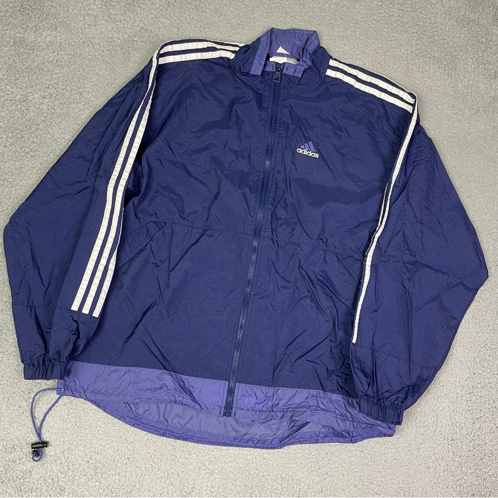 Vintage 90s adidas‎ windbreaker jacket